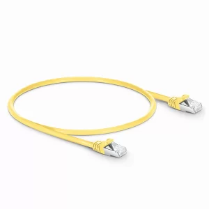 Cordon Cat6A jaune 1m